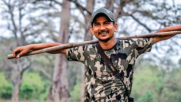 Baba during a walking safari